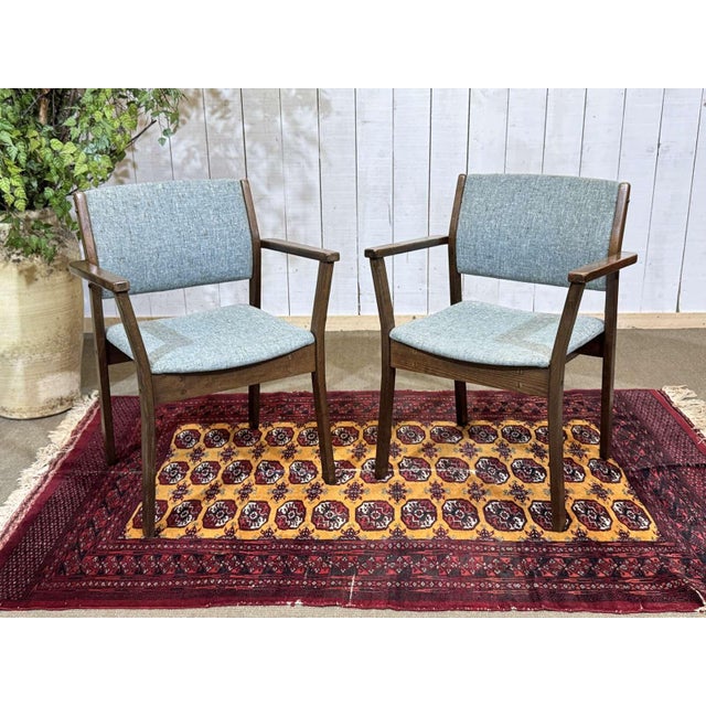 English Teak Armchairs, 1970s, Set of 2 For Sale - Image 15 of 15