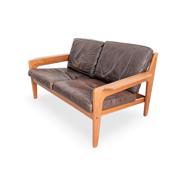 Mid-Century Two-Seater Sofa from Arne Wahl Iversen For Sale - Image 5 of 11