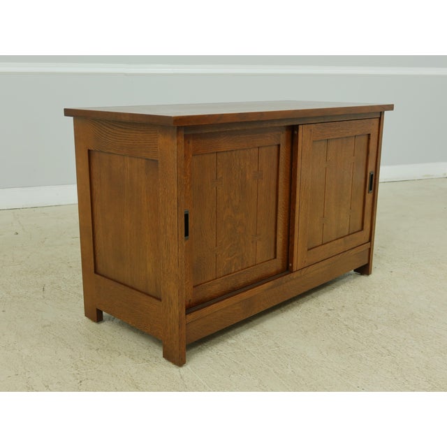 Stickley Mission Oak 2 Door Tv Chairish