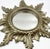 Vintage Italian Silver Gilt Sunburst Mirror For Sale - Image 4 of 8