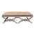 Neoclassical Backless Daybed Fully Upholstered-1 For Sale