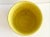 1960s Small Faux Bamboo Yellow Glaze Ceramic Cachepot For Sale - Image 5 of 7