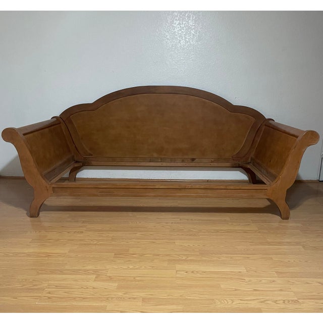 Contemporary Sleigh Style Wood Daybed by Century Furniture, Cazzy Collection For Sale In Palm Springs - Image 6 of 12