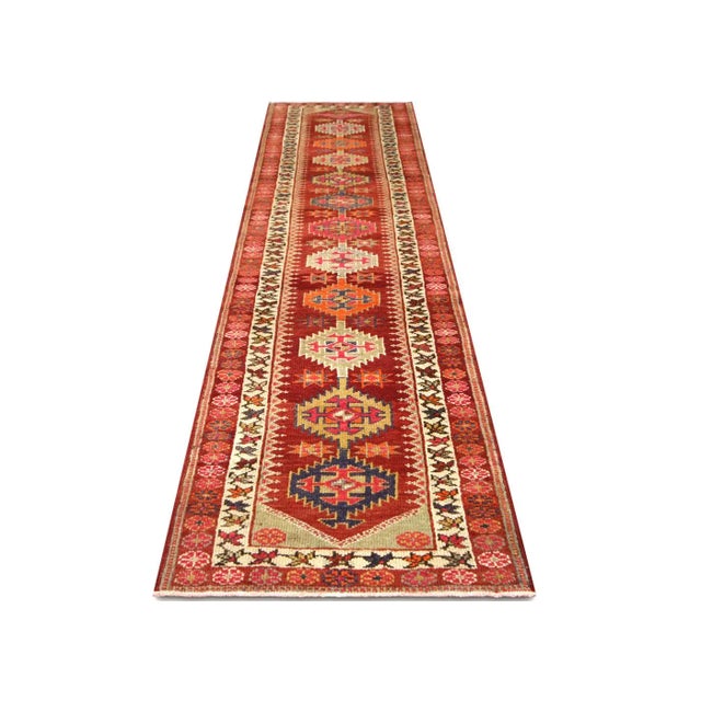 1960s 1960s Turkish Oushak Runner For Sale - Image 5 of 7
