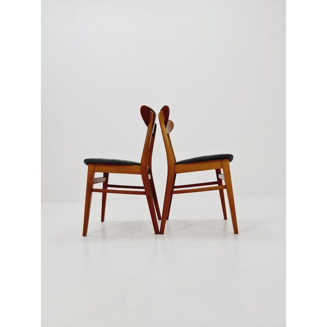 Danish Teak Dining Chairs, 1960s, Set of 2 For Sale - Image 3 of 10