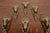 A gorgeous set of six Art Deco period bronze wall sconces In the manner of Tiffany Studios By Mid-West Manufacturing Co....