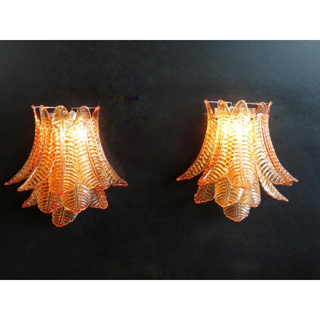 ORIGINAL MURANO GLASS AVAILABLE IN OTHER COLORS MAKE IT THE COLOR COMBINATION YOU LOVE PREICE FOR THE PAIR Fantastic pair...