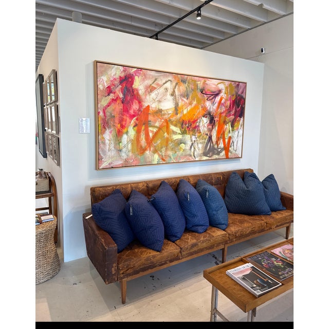 Mirtha Moreno Oil on Canvas Painting “AbEx Horizontal Series 03” 2025 For Sale In West Palm - Image 6 of 10