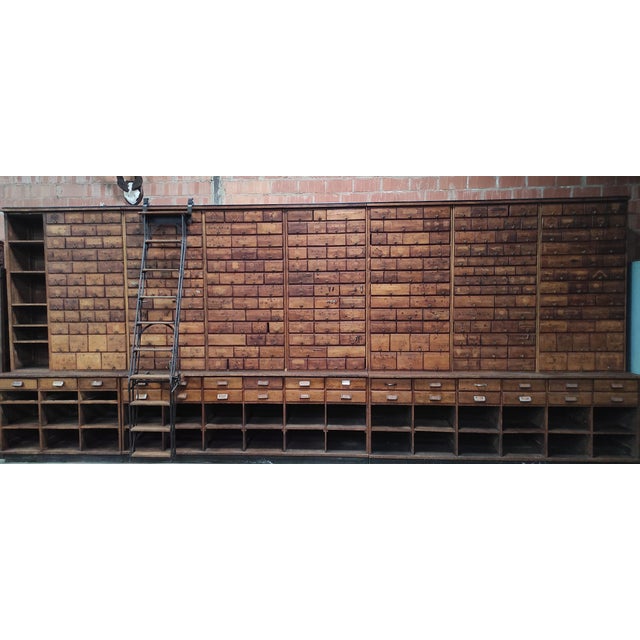 This impressive apothecary cabinet spans over 6 meters wide, making it an absolute statement piece. Originally used in a...