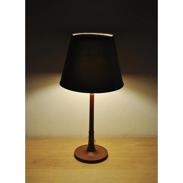 Scandinavian Modern Teak Table Lamp by Le Klint, 1950s For Sale - Image 10 of 12