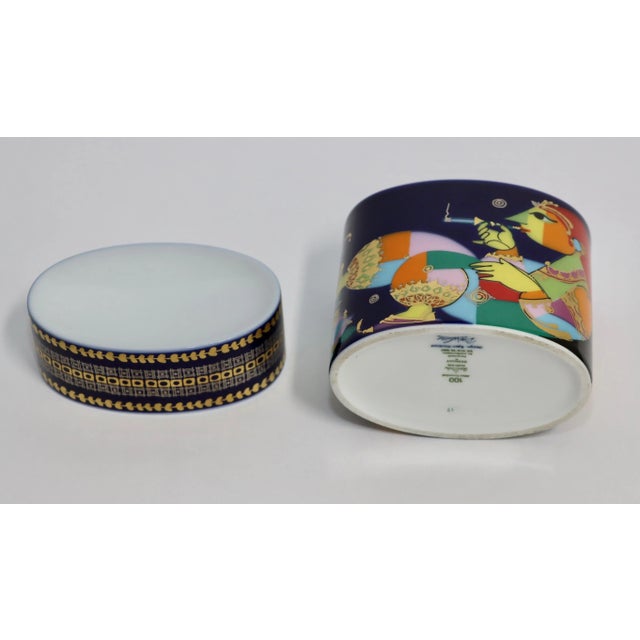 Bjorn Wiinblad Bjorn Wíínblad For Rosenthal Cigarette Set - Set of 3 For Sale - Image 4 of 12