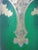1890 Art Nouveau Grand Exhibition Magnificent Green Glass & Etched Gold & Silver Vase by Master f.t. Legras,Saint-Denis 20” Ht For Sale - Image 9 of 10