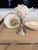 Godinger Celestial Meets the Sea Shell Topped Pewter Candlestick-Coastal Art Sculpture For Sale - Image 4 of 5