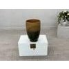 Late 20th Century Large Ochre and Green Glazed Ceramic Planter with Tiered Earth-Tone Finish For Sale - Image 15 of 18