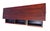 37" Longe 3-Drawer Reddish Brown Console Table For Sale - Image 4 of 4
