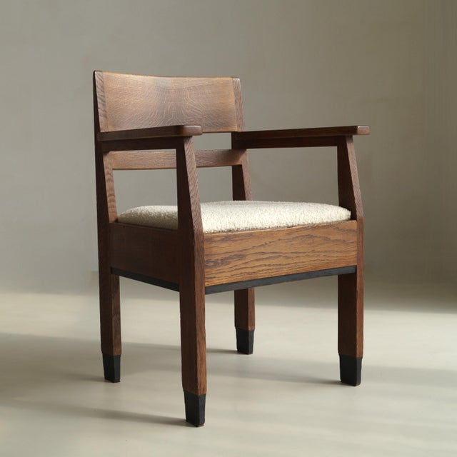 Dutch Art Deco Chair by H. Fels for L.O.V Oosterbeek, 1920s For Sale - Image 18 of 18