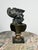 This antique small bronze bust of King Menelaus, dating to the late 19th century, reflects the era’s deep admiration for...