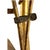 Gold Vintage Gilded Tole White Floral / Flower Accent / Side / Drinks Table, in the Manner of Hans Kögl For Sale - Image 8 of 9