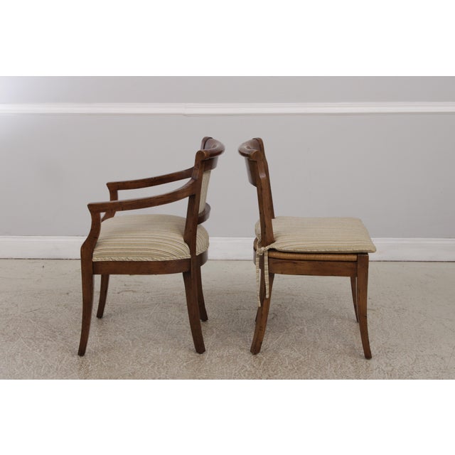 Chaddock Set of 6 Guy Chaddock Country French Dining Room Chairs For Sale - Image 4 of 18