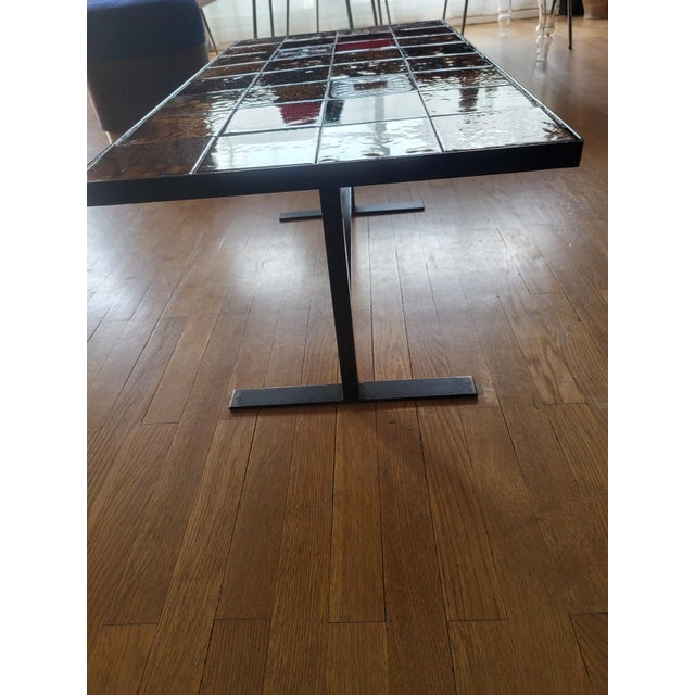 Coffee Table in French Enameled Ceramic from Roche Bobois, 1970s For Sale - Image 9 of 14