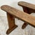 Antique French Fruitwood Benches, 1890s, Set of 2 For Sale - Image 6 of 11