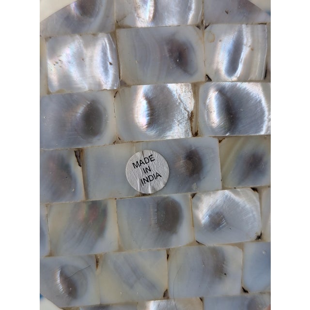 Coastal Mother of Pearl Ice Bucket For Sale - Image 11 of 11