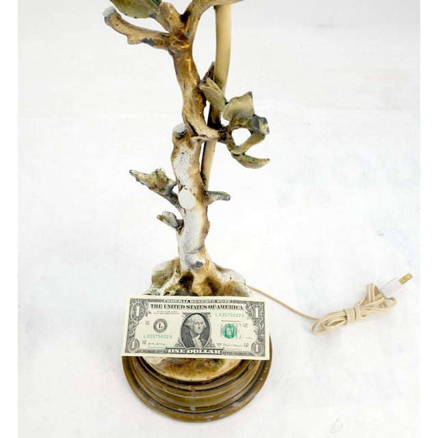 Pair of Faux Twig Style Bases Decorative Table Lamps C1940s