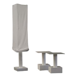 Bedside Tables and Floor Lamp from Alivar, Set of 3 For Sale