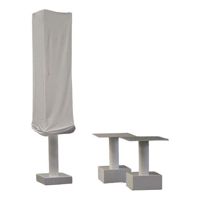 Bedside Tables and Floor Lamp from Alivar, Set of 3 For Sale
