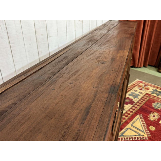 Six-Door Sideboard in Indian Mahogany, 1950s For Sale - Image 9 of 18