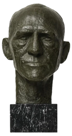 Sculpture of General Harald Petri