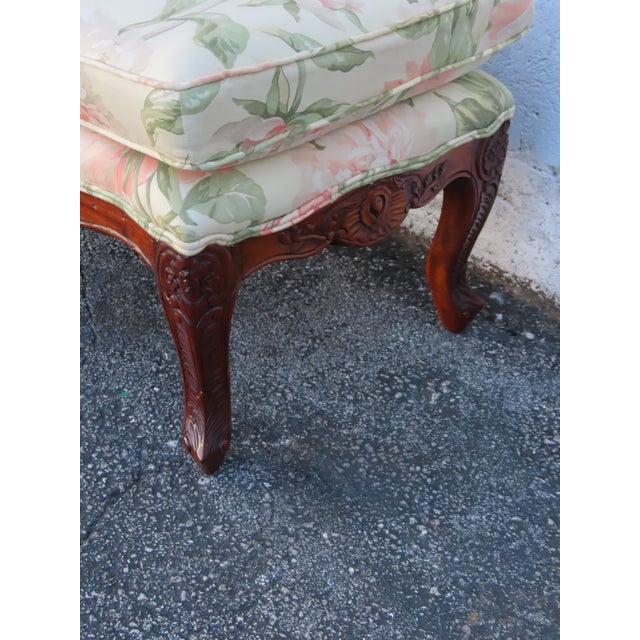 French Carved Large Stool Footstool Ottoman 6308 For Sale - Image 14 of 18