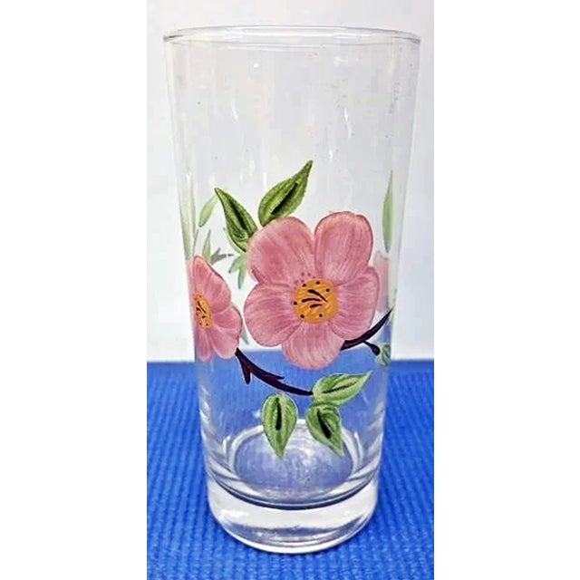 Arts & Crafts Franciscan China Desert Rose Water Tumbler Glasses-Set of 5 For Sale - Image 3 of 7