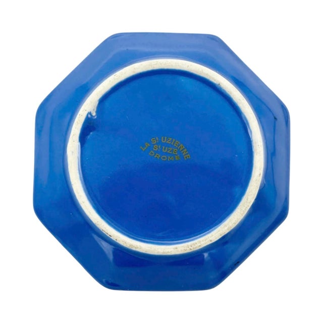 Vintage Hotel Ruhl Nice France Blue Ashtray Catchall Dish For Sale In Washington DC - Image 6 of 9