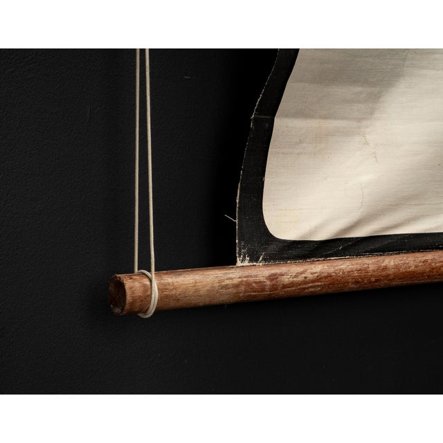 Large Original Canvas with Wooden Box, 1930s For Sale - Image 13 of 18