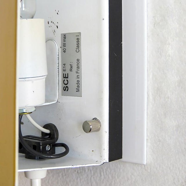 Metal 1960s Charlotte Perriand Cp-1 Wall Lights Yellow For Sale - Image 7 of 10