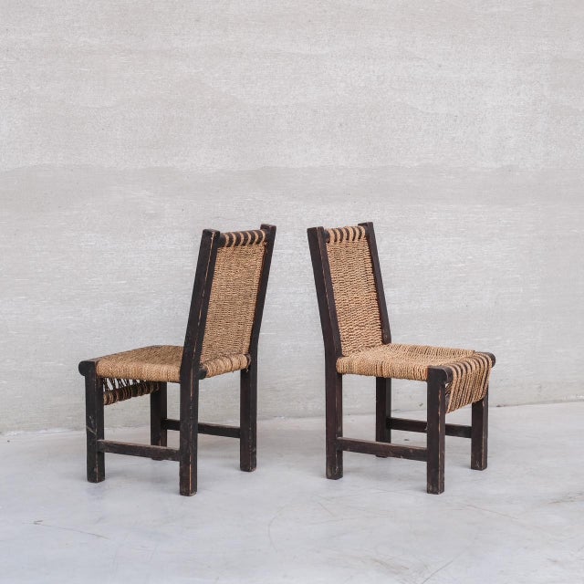 Art Deco French Dining Chairs attributed to Francis Jourdain, 1930s, Set of 6 For Sale - Image 11 of 16