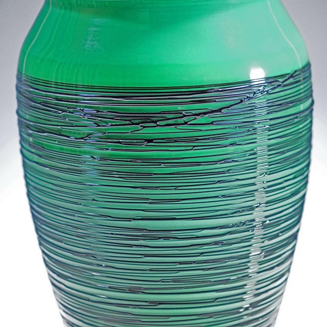 Venini Large Toots Zynsky Vase 'Folto' for Venini 1988 For Sale - Image 4 of 7