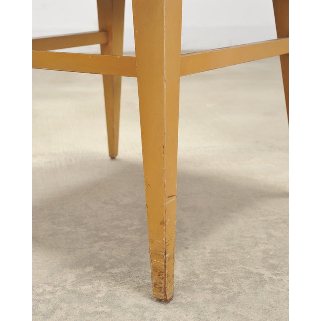 Set of Four Tommi Parzinger Mid-Century X-Back Dining Chairs For Sale - Image 17 of 18
