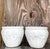 Ceramic Vintage Glazed Terra Cotta Palm Tree Planters - a Pair For Sale - Image 7 of 8