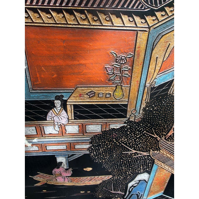Mid 20th Century Chinoiserie Wall Art For Sale In New York - Image 6 of 8