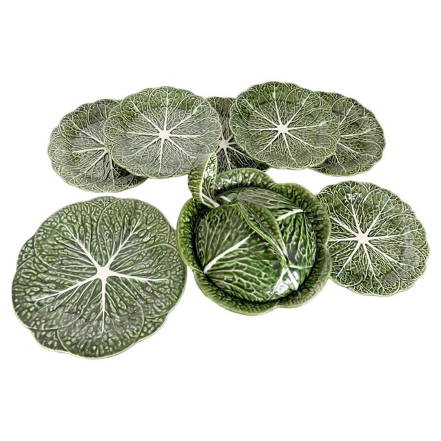 Cabbage-Shaped Soup Tureen Set, France, 1970s, Set of 9 For Sale - Image 18 of 18