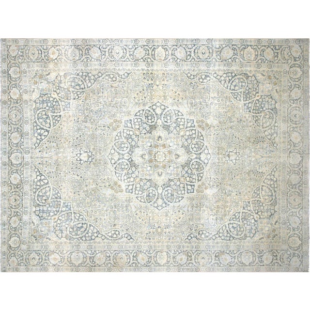 Textile 1930s Persian Tabriz Rug For Sale - Image 7 of 7