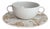 Monostatos Magic Flute Soup Cup with Saucer by Björn Wiinblad for Rosenthal, 1980s, Set of 2 For Sale