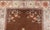 Vintage Latch Hook Design Turkish Oushak Rug in Chocolate Brown, Taupe, Gray and Burnt Orange For Sale In Atlanta - Image 6 of 13