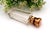 Perfume Bottle in Glass and 15K Gold For Sale - Image 4 of 6