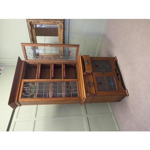Wood Arts and Crafts Golden Oak Bookcase, 1880 For Sale - Image 7 of 9