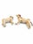 Great for Decor - Late 19th C. Antique German Hide-Covered Miniature Putz Farm Animals - Lot of 11 For Sale - Image 4 of 9