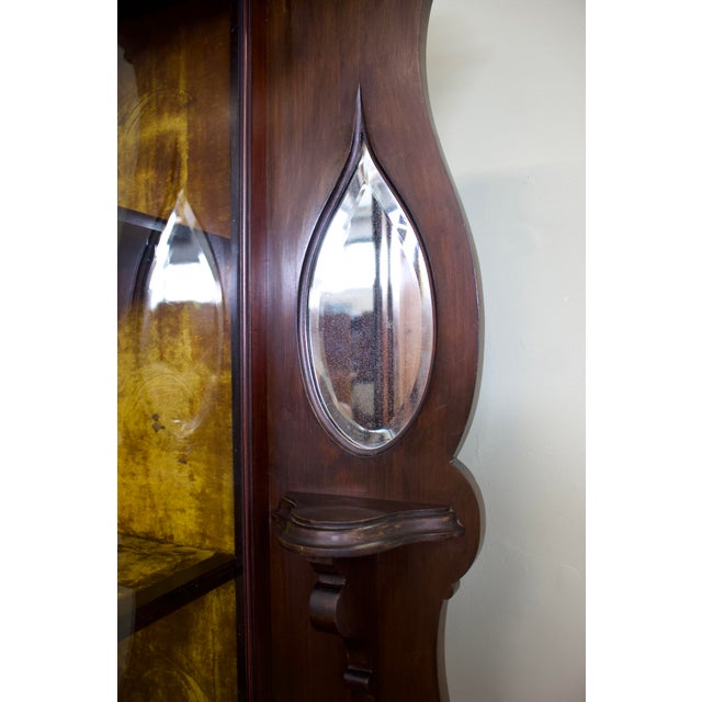 Antique Victorian China Display Cabinet, 1890s For Sale - Image 6 of 9