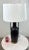 Modern Matte Black Amphora Style Table Lamp For Sale - Image 4 of 4